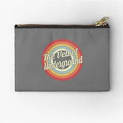 Best Selling Velvet Underground Retro Style Zipper Pouch
