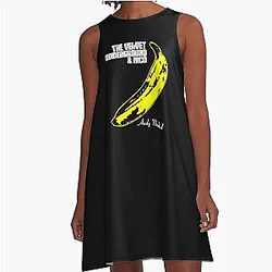 Vintage Banana Nico Velvet Underground Gift A-Line Dress