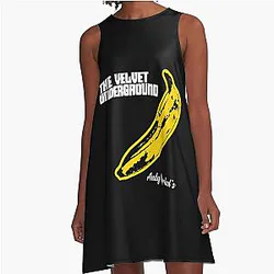 Bananas Warhol The Velvet Underground A-Line Dress