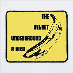 The Velvet Underground and Nico Stencilled Banana Mouse Pad