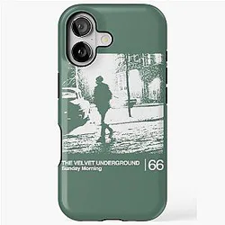Sunday Morning The Velvet Underground Minimalist Graphic Artwork Designaque iPhone Case