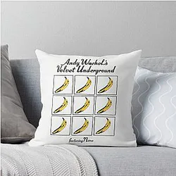 The Velvet Underground and Nico Throw Pillow