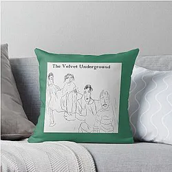 The Velvet Underground Throw Pillow