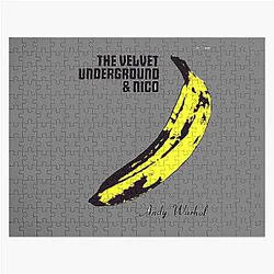 Andy Warhol's The Velvet Underground Famous Banana Design Jigsaw Puzzle