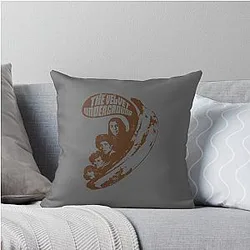 Vintage Legendary Rock Band The Velvet Underground Throw Pillow 

 Cleaned title: The Velvet Underground Rock Band Throw Pillow