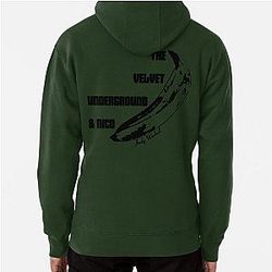 The Velvet Underground Nico Stenciled Banana Hoodie