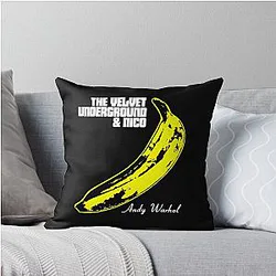 Vintage The Velvet Underground Nico Lover Throw Pillow