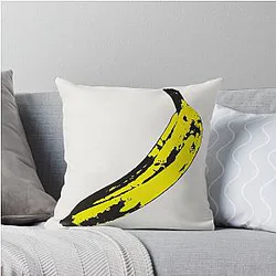 Andy Warhol Banana The Velvet Underground Throw Pillow