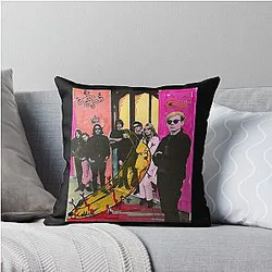 Andy Warhol and the Velvet Underground throw pillow