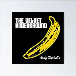 Bananas Warhol The Velvet Underground Poster