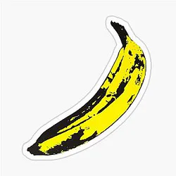 Andy Warhol Banana The Velvet Underground Sticker