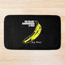Vintage Banana Velvet Underground Nico Gift Lover Bath Mat