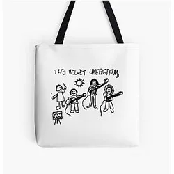 Music the Velvet Underground All Over Print Tote Bag