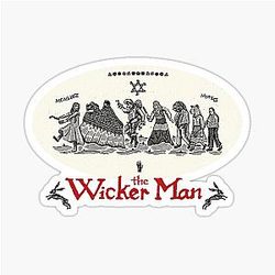 The Wicker Man Design 2 Sticker