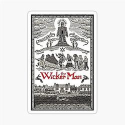 The Wicker Man Horror Movie Sticker