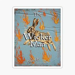 The Wicker Man Classic Movie Poster Sticker