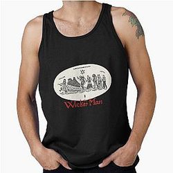 The Wicker Man Design Sticker Tank Top