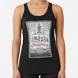 The Wicker Man Movie Poster Racerback Tank