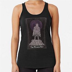 The Wicker Man Dark Style Racerback Tank Top