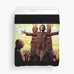 Glow of the Wicker Man Pagan Dream Duvet Cover