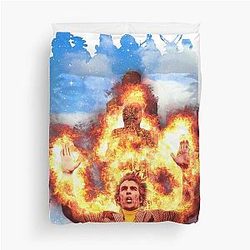 Don't keep the Wicker Man waiting duvet cover