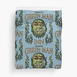 The Green Man Inn Wicker Man Duvet Cover