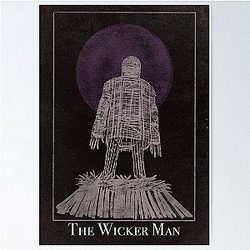 The Wicker Man Dark Style Poster