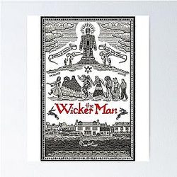 The Wicker Man Horror Movie Poster