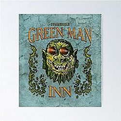 The Green Man Inn Wicker Man Poster