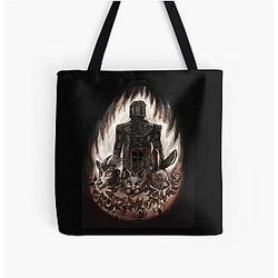 It's time to keep your appointment with The Wicker Man All Over Print Tote Bag