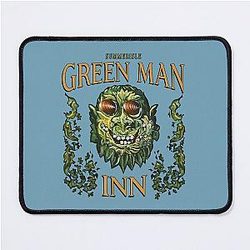 The Green Man Inn Wicker Man Mouse Pad