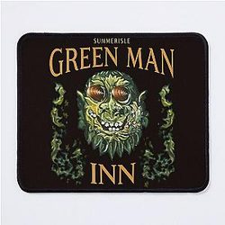The Green Man Inn Wicker Man Mouse Pad