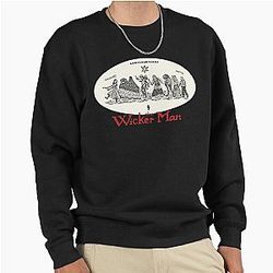 The Wicker Man Design Sticker Sweatshirt