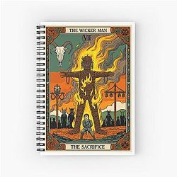 The Wicker Man Spiral Notebook
