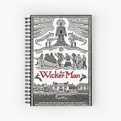 The Wicker Man Scariest Movie Spiral Notebook