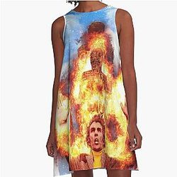 Don't keep the Wicker Man waiting A Line Dress