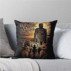 The Wicker Man Throw Pillow