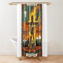 The Wicker Man Shower Curtain