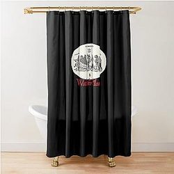 The Wicker Man Design Sticker Shower Curtain