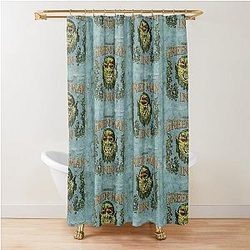 The Green Man Inn and Wicker Man Shower Curtain