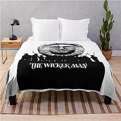 The Wicker Man Throw Blanket