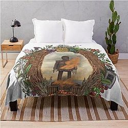 The Wicker Man Throw Blanket