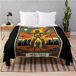 The Wicker Man Throw Blanket