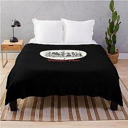 The Wicker Man Design Sticker Throw Blanket