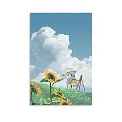MEJAR The Wind Rises Poster Anime Canvas Art 16x24 inch