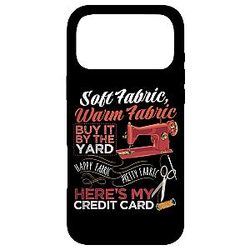 Soft Fabric by The Yard Sewing Machine Quilt Case for iPhone 17 Pro Max