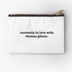 Currently in love with Thomas Gibson Zipper Pouch