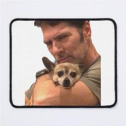 Thomas Gibson and Hazel Hug Mouse Pad