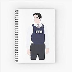 Thomas Gibson FBI vest Spiral Notebook