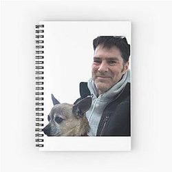 Thomas Gibson Hazel Selfie Spiral Notebook